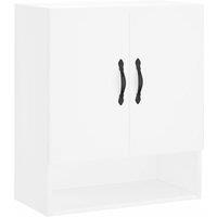 Berkfield Home Wall Cabinet White 60x31x70 cm Engineered Wood | Size: 60 x 31 x 70 cm