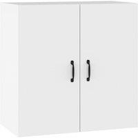 Berkfield Home Wall Cabinet White 60x31x60 cm Engineered Wood | Size: 60 x 31 x 60 cm