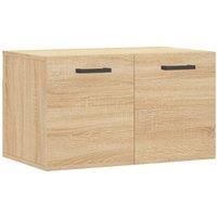Berkfield Home Wall Cabinet Sonoma Oak 60x36.5x35 cm Engineered Wood in Brown