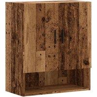 Berkfield Home Wall Cabinet Old Wood 60x31x70 cm Engineered Wood in Brown | Size: 60 x 31 x 70 cm