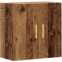 Berkfield Home Wall Cabinet Old Wood 60x31x60 cm Engineered Wood in Brown | Size: 60 x 31 x 60 cm