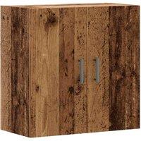 Berkfield Home Wall Cabinet Old Wood 60x31x60 cm Engineered Wood in Brown | Size: 60 x 31 x 60 cm