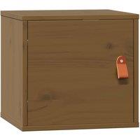 Berkfield Home Wall Cabinet Honey Brown 31.5x30x30 cm Solid Wood Pine