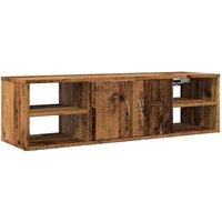 Berkfield Home Wall Cabinet Old Wood 101x30x29 cm Engineered Wood in Brown | Size: 101 x 30 x 29 cm