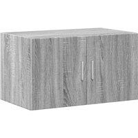 Berkfield Home Wall Cabinet Grey Sonoma 70x42.5x40 cm Engineered Wood