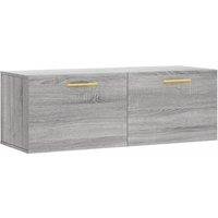 Berkfield Home Wall Cabinet Grey Sonoma 100x36.5x35 cm Engineered Wood