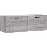 Berkfield Home Wall Cabinet Grey Sonoma 100x36.5x35 cm Engineered Wood