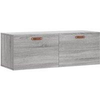 Berkfield Home Wall Cabinet Grey Sonoma 100x36.5x35 cm Engineered Wood