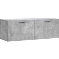 Berkfield Home Wall Cabinet Concrete Grey 100x36.5x35 cm Engineered Wood
