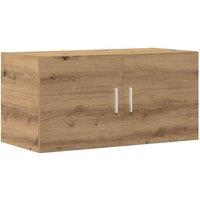 Berkfield Home Wall Cabinet Artisan Oak 80x39x40 cm Engineered Wood in Brown | Size: 80 x 39 x 40 cm