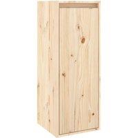 Berkfield Home Wall Cabinet 30x30x80 cm Solid Wood Pine in Brown | Size: 30 x 30 x 80 cm