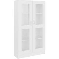 Berkfield Home Vitrine Cabinet White 82.5x30.5x150 cm Engineered Wood