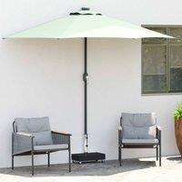 Berkfield Home Umbrella Base Black 45x25x8 cm Granite | Size: 45 x 25 x 8 cm