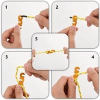 Berkfield Home Tent Guy Ropes with Spanners Reflective 8 pcs 4 m 4 mm in Yellow