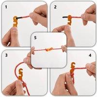 Berkfield Home Tent Guy Ropes with Spanners Reflective 8 pcs 4 m 4 mm in Red