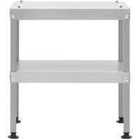 Berkfield Home Table for Oven Smoker 40x28x44.5 cm Galvanised steel in Silver