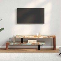 Berkfield Home TV Stand Solid Reclaimed Wood in Brown