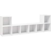 Berkfield Home TV Cabinets 4 pcs White 72x35x36.5 cm Engineered Wood