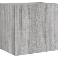 Berkfield Home TV Wall Cabinet Grey Sonoma 40.5x30x40 cm Engineered Wood