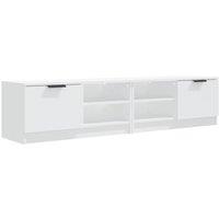 Berkfield Home TV Cabinets 2 pcs White 80x35x36.5 cm Engineered Wood