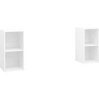 Berkfield Home TV Cabinets 2 pcs White 72x35x36.5 cm Engineered Wood