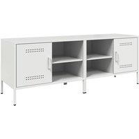 Berkfield Home TV Cabinets 2 pcs White 68x39x50.5 cm Steel