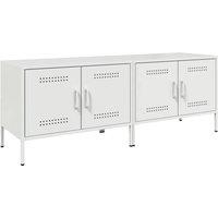 Berkfield Home TV Cabinets 2 pcs White 68x39x50.5 cm Steel