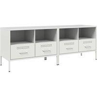 Berkfield Home TV Cabinets 2 pcs White 68x39x50.5 cm Steel