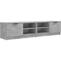 Berkfield Home TV Cabinets 2 pcs Concrete Grey 80x35x36.5 cm Engineered Wood