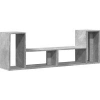 Berkfield Home TV Cabinets 2 pcs Concrete Grey 75x30x50 cm Engineered Wood | Size: 75 x 30 x 50 cm