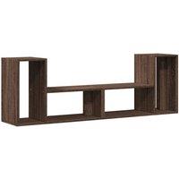 Berkfield Home TV Cabinets 2 pcs Brown Oak 75x30x50 cm Engineered Wood | Size: 75 x 30 x 50 cm