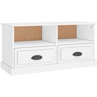 Berkfield Home TV Cabinet White 93x35.5x45 cm Engineered Wood