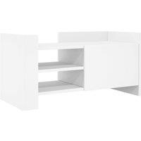 Berkfield Home TV Cabinet White 80x35x40 cm Engineered Wood | Size: 80 x 35 x 40 cm