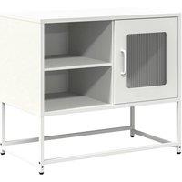 Berkfield Home TV Cabinet White 68x39x60.5 cm Steel