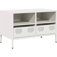 Berkfield Home TV Cabinet White 68x39x43.5 cm Cold-rolled Steel