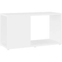 Berkfield Home TV Cabinet White 60x24x32cm Engineered Wood | Size: 60 x 24 x 32 cm