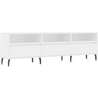 Berkfield Home TV Cabinet White 150x30x44.5 cm Engineered Wood