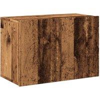 Berkfield Home TV Cabinet Wall-mounted Old Wood 60x30x41 cm in Brown | Size: 60 x 30 x 41 cm