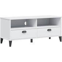 Berkfield Home TV Cabinet VIKEN White Engineered Wood