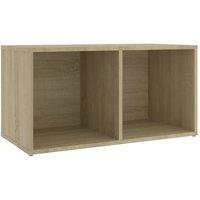 Berkfield Home TV Cabinet Sonoma Oak 72x35x36.5 cm Engineered Wood in Brown