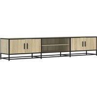 Berkfield Home TV Cabinet Sonoma Oak 210x35x41 cm Engineered Wood in Brown | Size: 210 x 35 x 41 cm