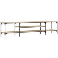 Berkfield Home TV Cabinet Sonoma Oak 201x35x45 cm Engineered Wood&Iron | Size: 201 x 35 x 45 cm