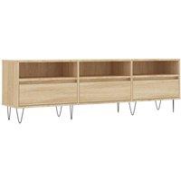 Berkfield Home TV Cabinet Sonoma Oak 150x30x44.5 cm Engineered Wood in Brown