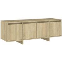 Berkfield Home TV Cabinet Sonoma Oak 120x30x40.5 cm Engineered Wood in Beige