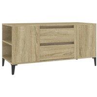 Berkfield Home TV Cabinet Sonoma Oak 102x44.5x50 cm Engineered Wood in Brown