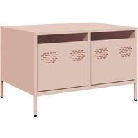Berkfield Home TV Cabinet Pink 68x50x43.5 cm Cold-rolled Steel