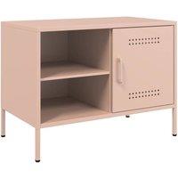Berkfield Home TV Cabinet Pink 68x39x50.5 cm Steel