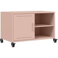 Berkfield Home TV Cabinet Pink 68x39x43.5 cm Steel