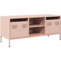 Berkfield Home TV Cabinet Pink 101.5x39x43.5 cm Cold-rolled Steel
