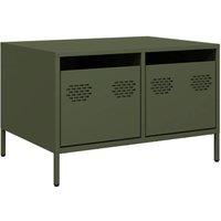 Berkfield Home TV Cabinet Olive Green 68x50x43.5 cm Cold-rolled Steel